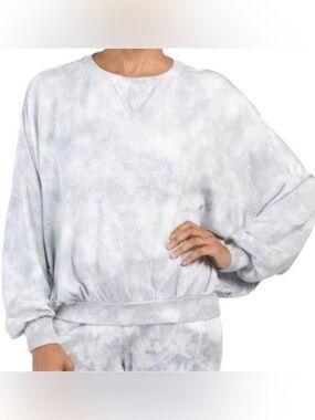 Young Fabulous & Broke Blue Tie Dye Juliette Sweatshirt Size Small